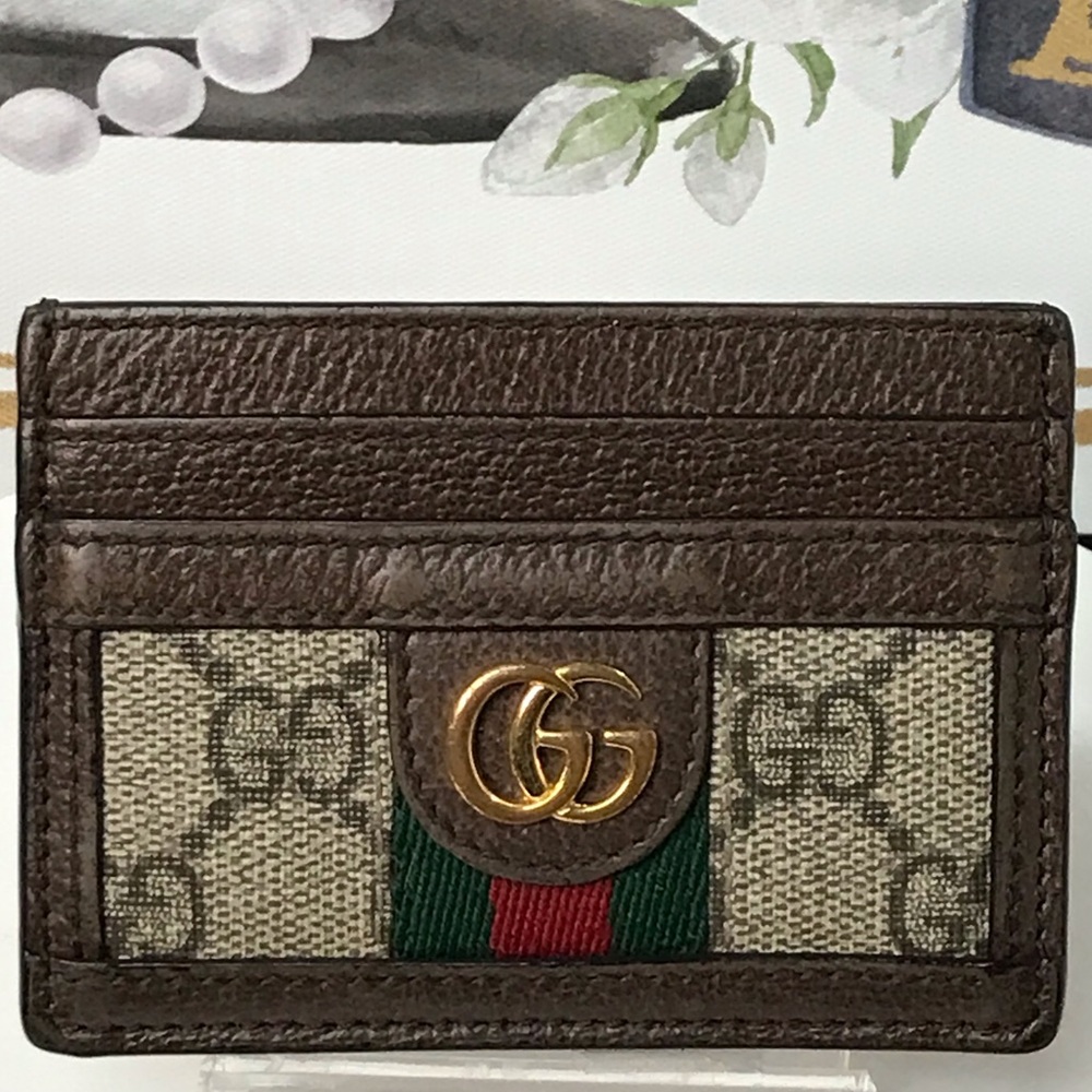 GUCCI Ophidia GG Supreme Card Holder ❤️ - Picture 15 of 17